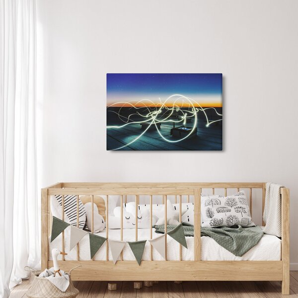 Slika - pogled na nebo s krova (90x60 cm)