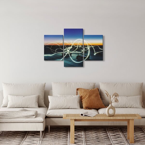 Slika - pogled na nebo s krova (90x60 cm)