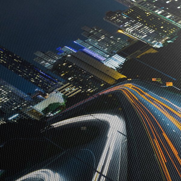 Slika noćne metropole (120x50 cm)