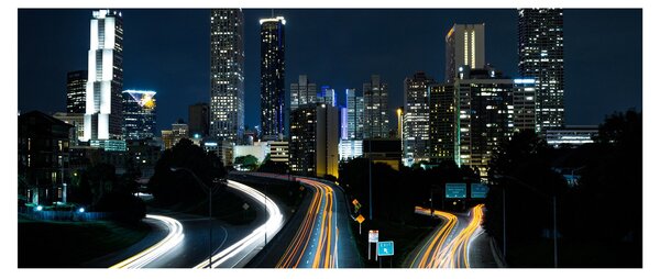 Slika noćne metropole (120x50 cm)