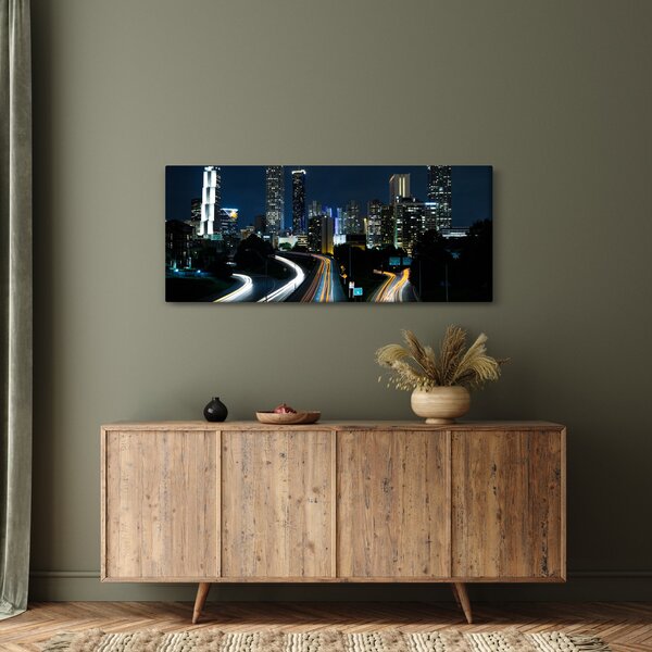 Slika noćne metropole (120x50 cm)