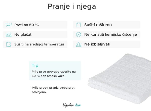 Ručnik SOFT 50 x 100 cm maslinasto zeleni, 100% pamuk
