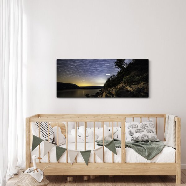 Slika - nebo u vrijeme zalaska sunca (120x50 cm)