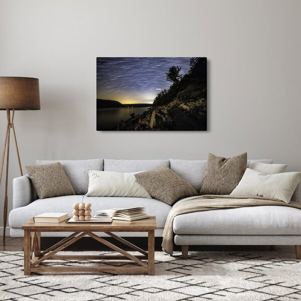 Slika - nebo u vrijeme zalaska sunca (90x60 cm)