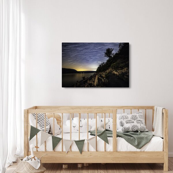 Slika - nebo u vrijeme zalaska sunca (90x60 cm)