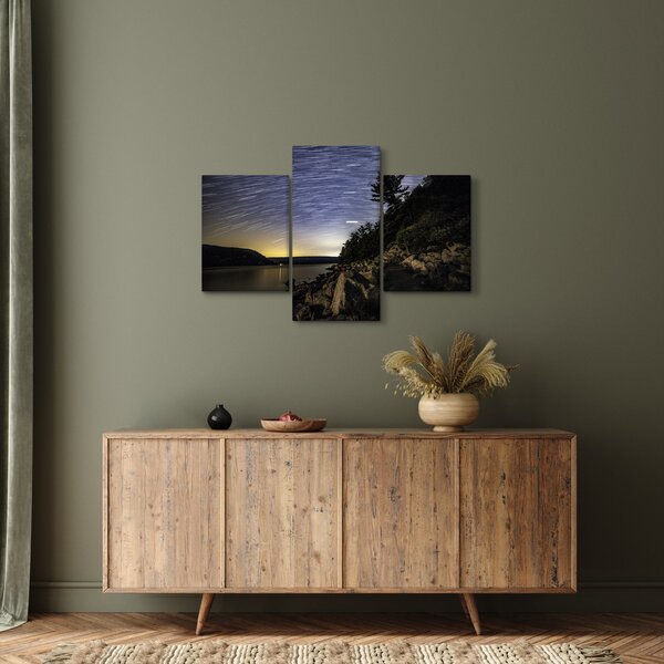 Slika - nebo u vrijeme zalaska sunca (90x60 cm)