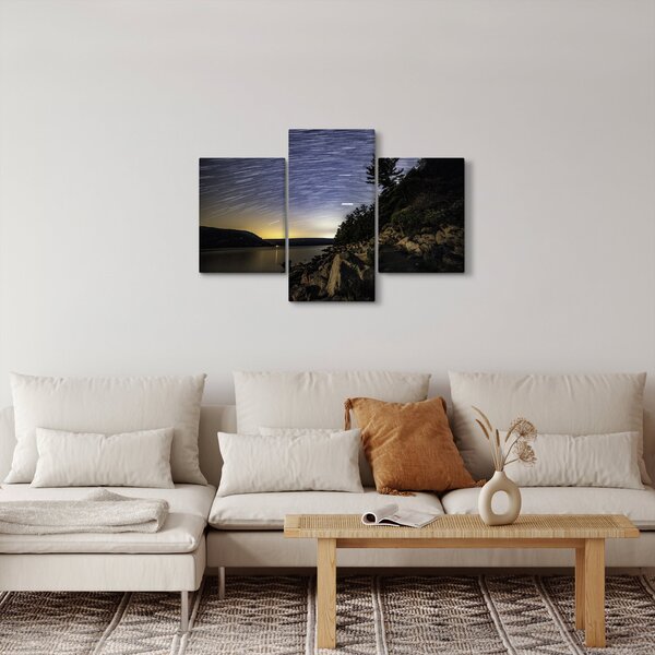 Slika - nebo u vrijeme zalaska sunca (90x60 cm)