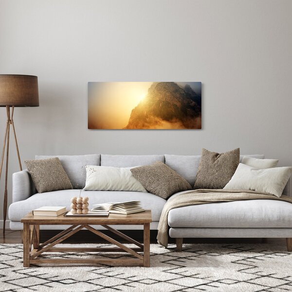 Slika planine u magli (120x50 cm)
