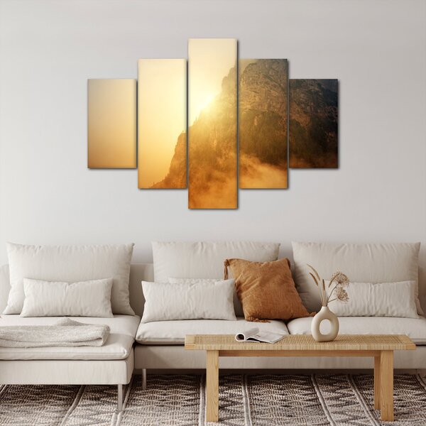 Slika planine u magli (150x105 cm)