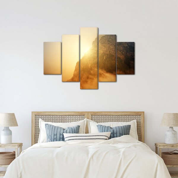 Slika planine u magli (150x105 cm)