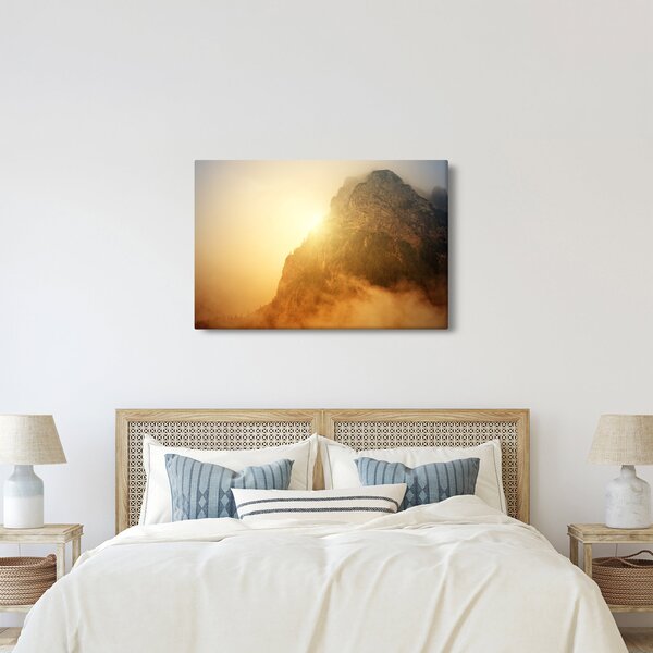 Slika planine u magli (90x60 cm)