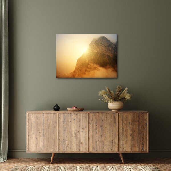 Slika planine u magli (70x50 cm)