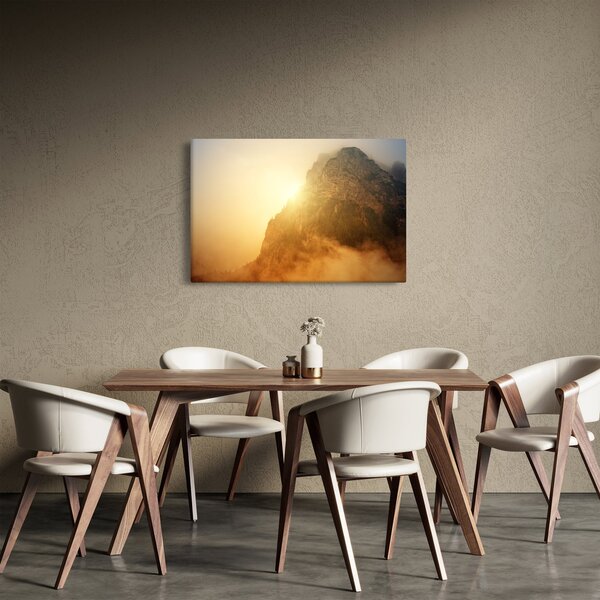 Slika planine u magli (90x60 cm)