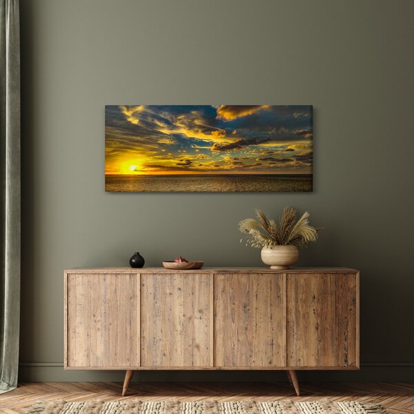 Zalazak sunca na moru (120x50 cm)