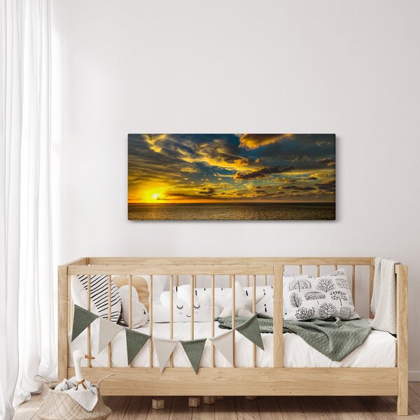 Zalazak sunca na moru (120x50 cm)