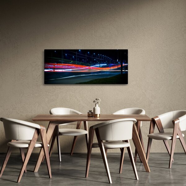 Slika noćnog grada (120x50 cm)