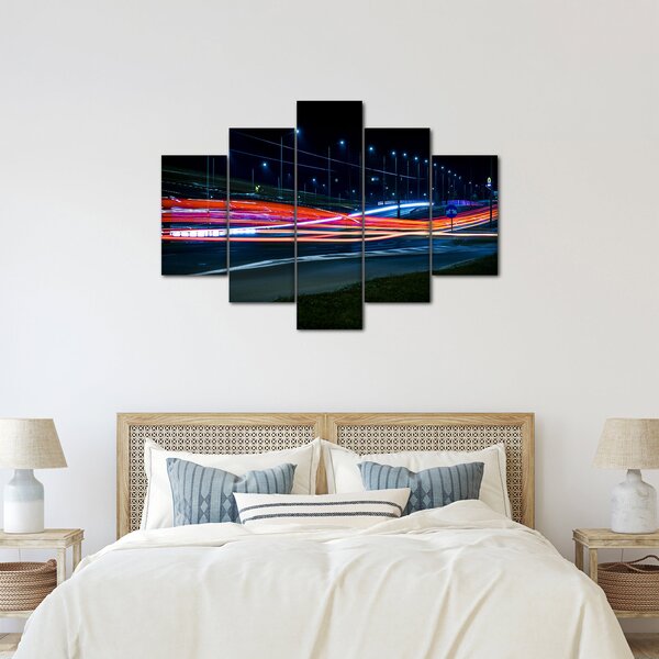 Slika noćnog grada (150x105 cm)