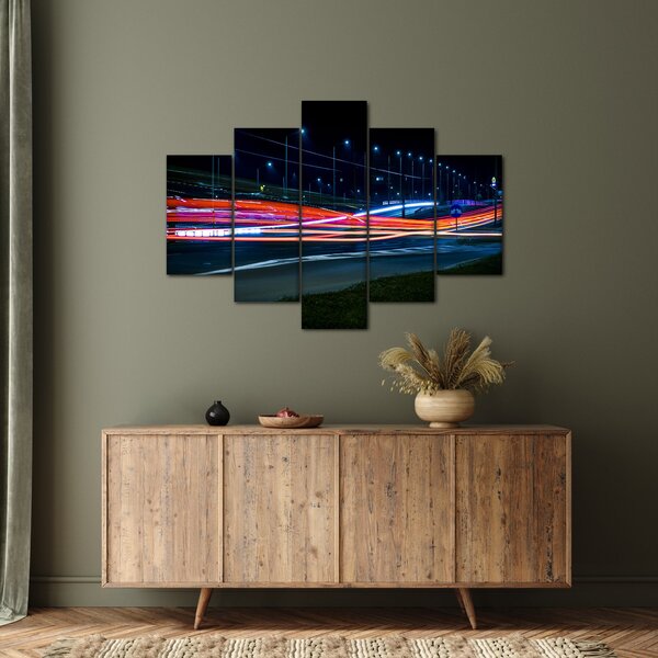 Slika noćnog grada (150x105 cm)