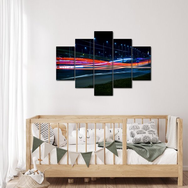 Slika noćnog grada (150x105 cm)