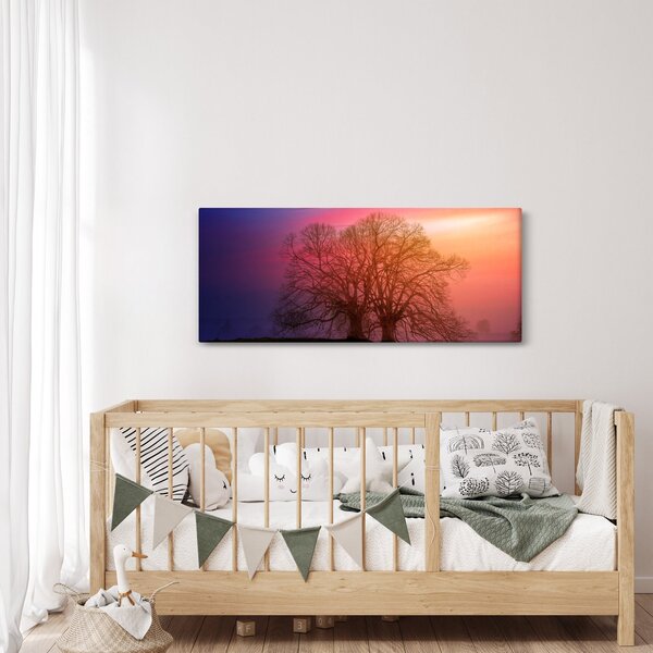 Slika drveća u magli (120x50 cm)