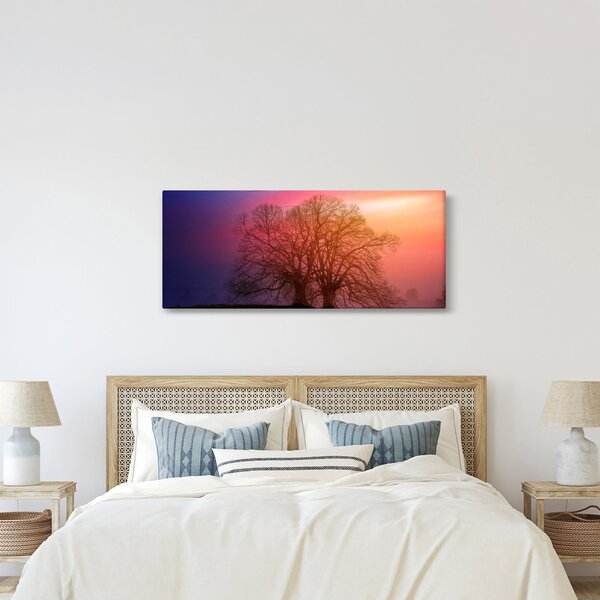 Slika drveća u magli (120x50 cm)