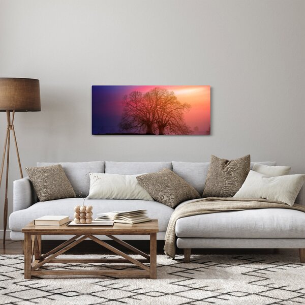 Slika drveća u magli (120x50 cm)