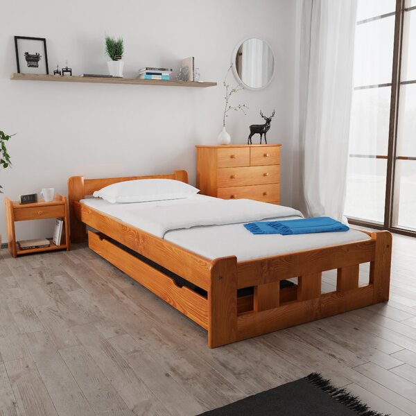 Krevet Naomi povišen 90 x 200 cm, joha Podnica: Sa lameliranom podnicom, Madrac: Madrac Deluxe 10 cm