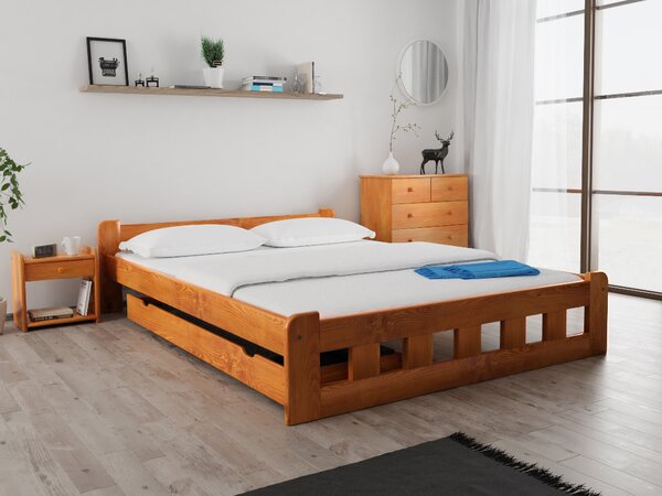 Krevet Naomi povišen 160 x 200 cm, joha Podnica: Sa lameliranom podnicom, Madrac: Bez madraca