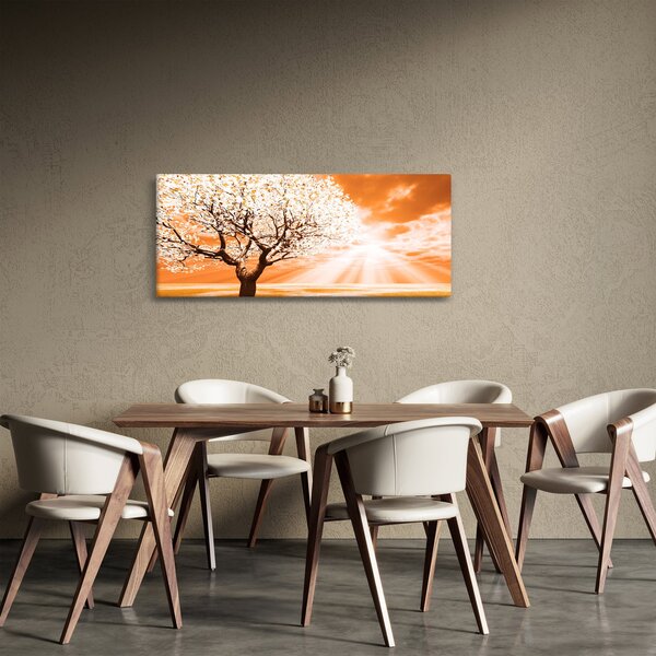 Narančasta slika stabla (120x50 cm)