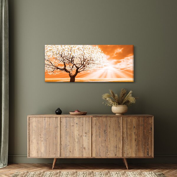 Narančasta slika stabla (120x50 cm)