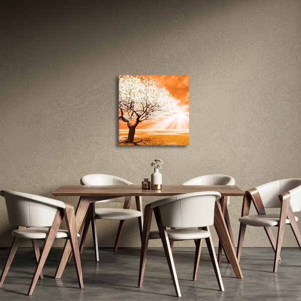 Narančasta slika stabla (30x30 cm)