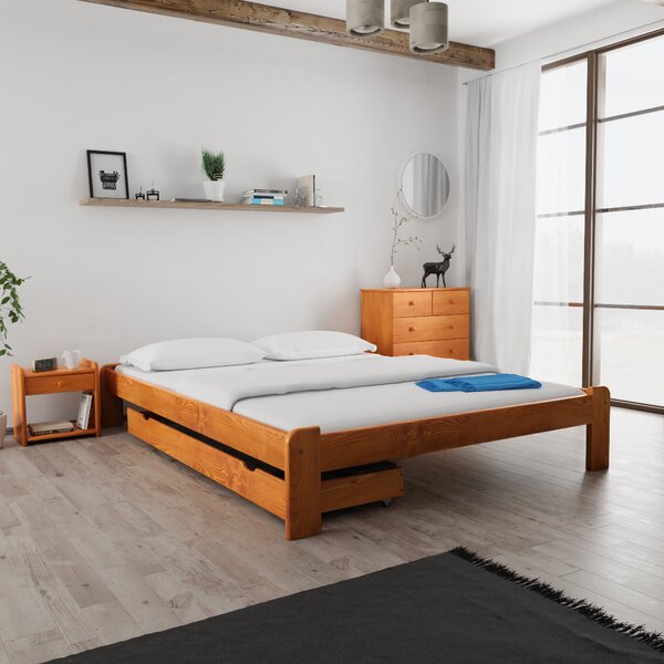 Krevet ADA 140 x 200 cm, joha Podnica: Sa podnicom od letvi, Madrac: Madrac Coco Maxi 20 cm