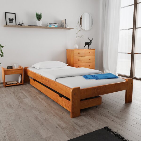 Krevet ADA 90 x 200 cm, joha Podnica: Sa lameliranom podnicom, Madrac: Madrac Deluxe 10 cm