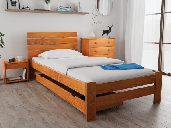 Krevet PARIS povišen 90 x 200 cm, joha Podnica: Sa podnicom od letvi, Madrac: Bez madraca