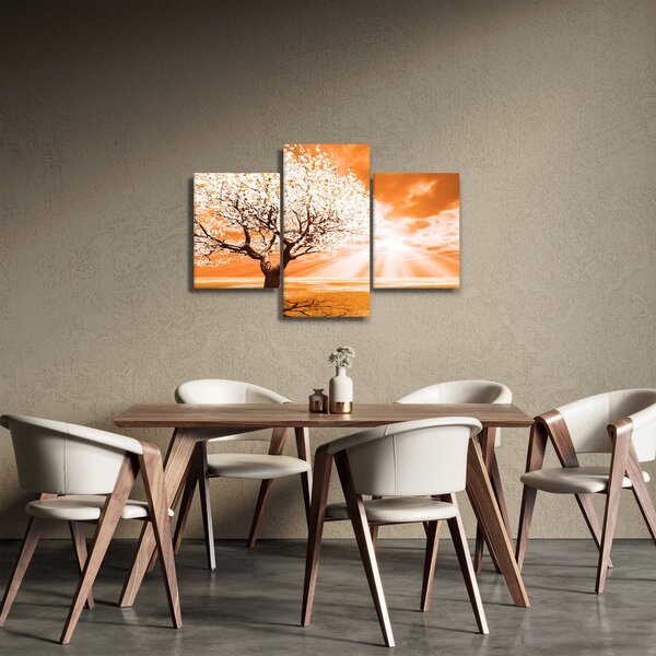 Narančasta slika stabla (90x60 cm)