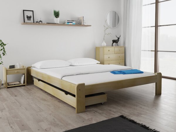 Krevet ADA 160 x 200 cm, borovo drvo Podnica: Sa lameliranom podnicom, Madrac: Bez madraca
