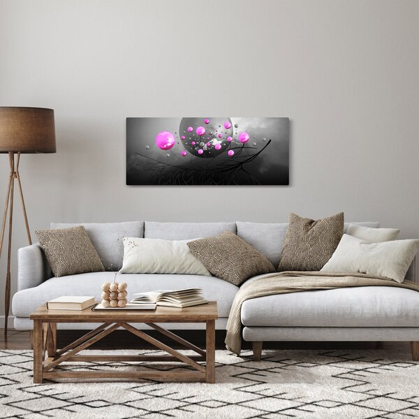 Slika ružičastih kugli (120x50 cm)