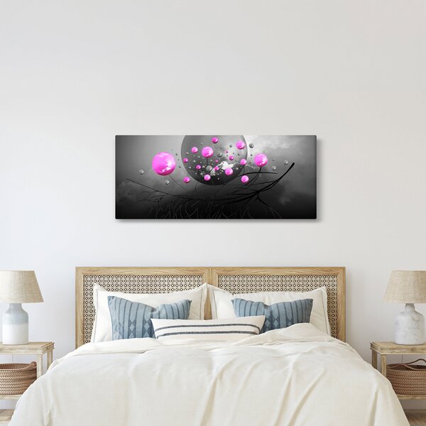 Slika ružičastih kugli (120x50 cm)