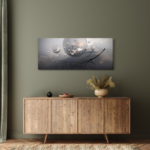 Slika apstraktnih kugli (120x50 cm)