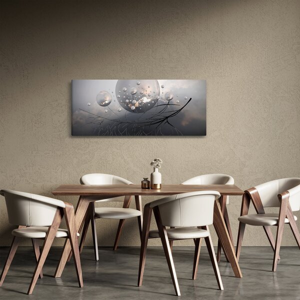 Slika apstraktnih kugli (120x50 cm)