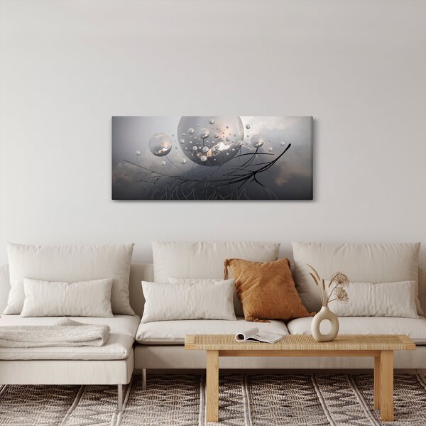 Slika apstraktnih kugli (120x50 cm)