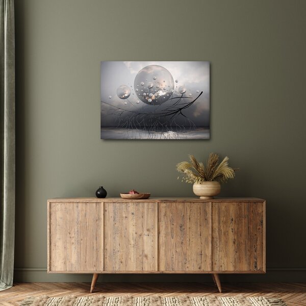 Slika apstraktnih kugli (70x50 cm)