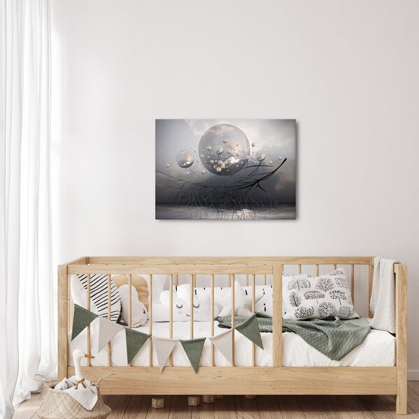 Slika apstraktnih kugli (70x50 cm)