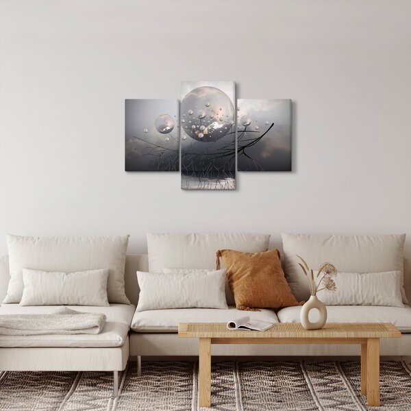 Slika apstraktnih kugli (90x60 cm)