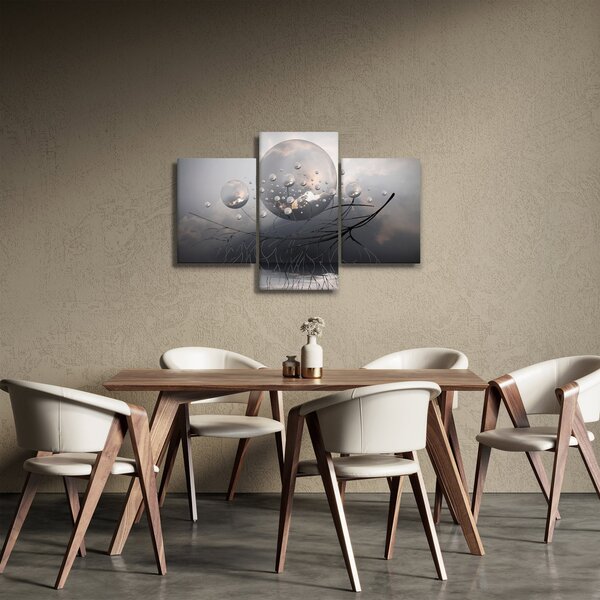 Slika apstraktnih kugli (90x60 cm)