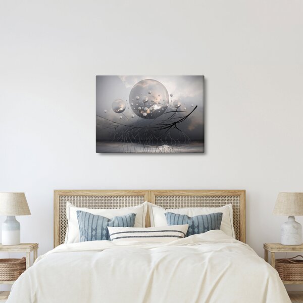 Slika apstraktnih kugli (70x50 cm)