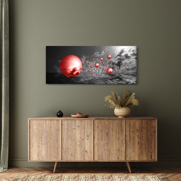 Slika crvenih kugli (120x50 cm)