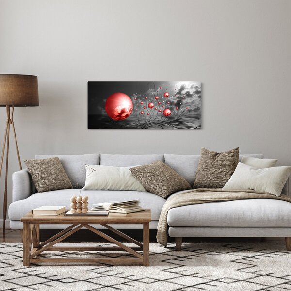Slika crvenih kugli (120x50 cm)