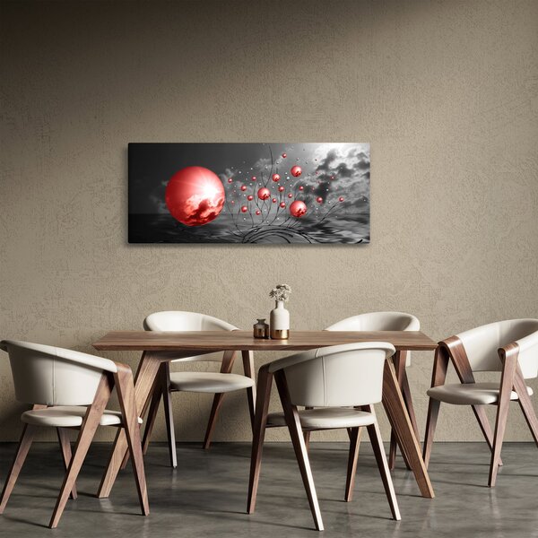 Slika crvenih kugli (120x50 cm)