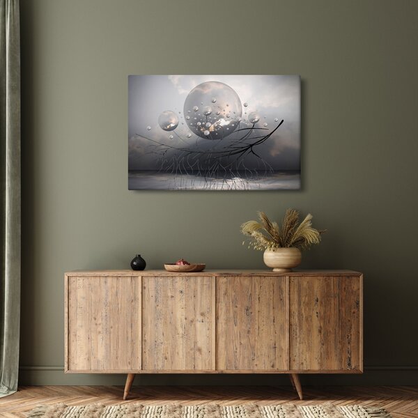 Slika apstraktnih kugli (90x60 cm)